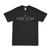 1st Battalion 23rd Marines (1/23) "Lone Star" USMC T-Shirt Tactically Acquired Small Black 