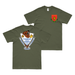 Double-Sided 1-24 Marines 24th Marine Regiment T-Shirt Tactically Acquired Military Green Small 