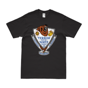 Distressed 1st Battalion 24th Marines (1/24) Logo T-Shirt Tactically Acquired Small Black 