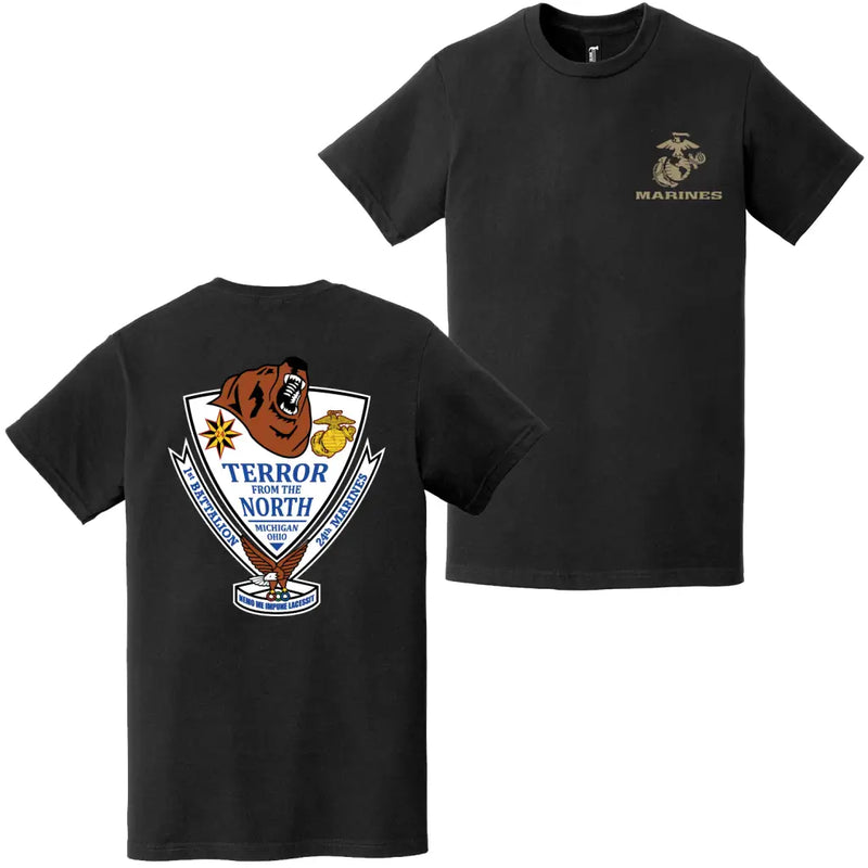 Double-Sided 1/24 Marines Unit Logo EGA T-Shirt