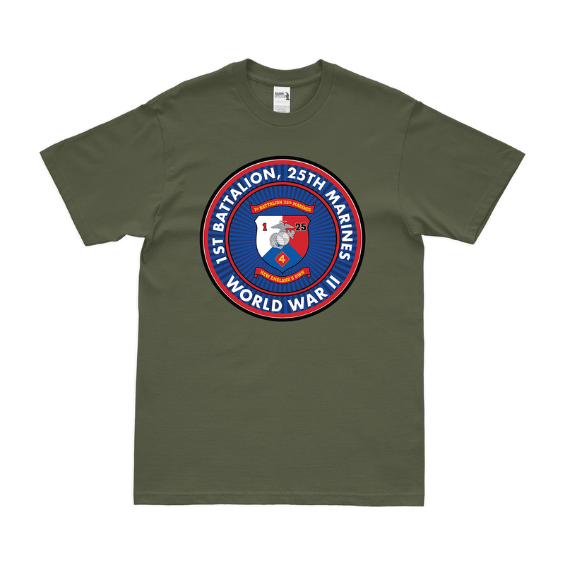1st Bn 25th Marines (1/25 Marines) World War II T-Shirt