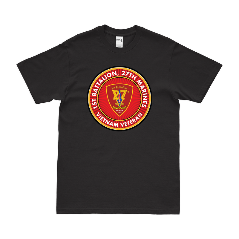 1st Bn 27th Marines (1/27 Marines) Vietnam Veteran T-Shirt