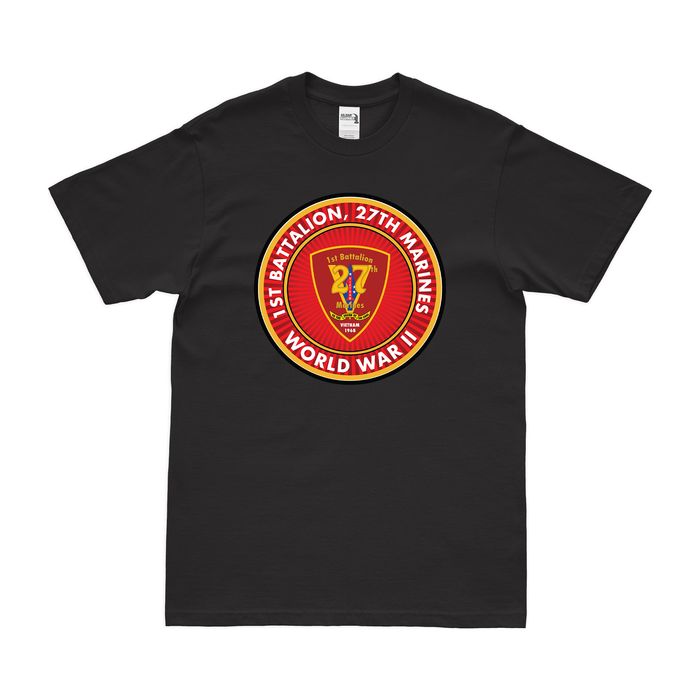 1st Bn 27th Marines (1/27 Marines) World War II T-Shirt Tactically Acquired   