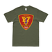 1st Battalion, 27th Marines (1/27) Unit Logo T-Shirt Tactically Acquired Small Military Green 