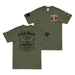 Double-Sided 1/3 Marines Whiskey Label T-Shirt Tactically Acquired Military Green Small 