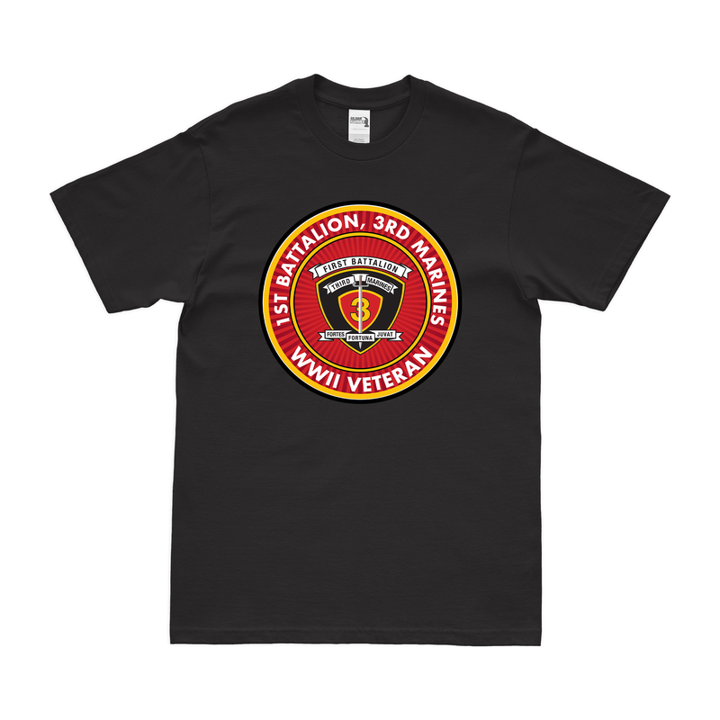 1st Bn 3rd Marines (1/3 Marines) WW2 Veteran T-Shirt