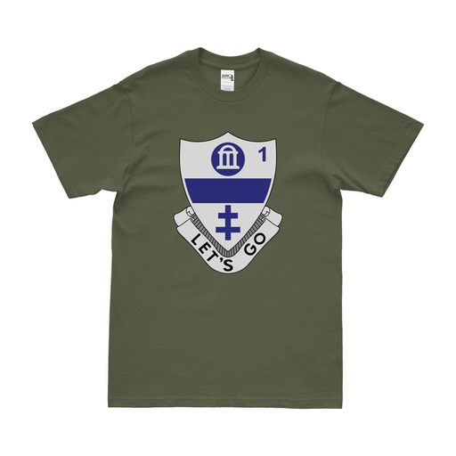 1-325 Airborne Infantry 'Red Falcons' T-Shirt Tactically Acquired Military Green Clean Small