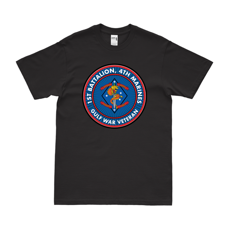 1st Bn 4th Marines (1/4 Marines) Gulf War Veteran T-Shirt