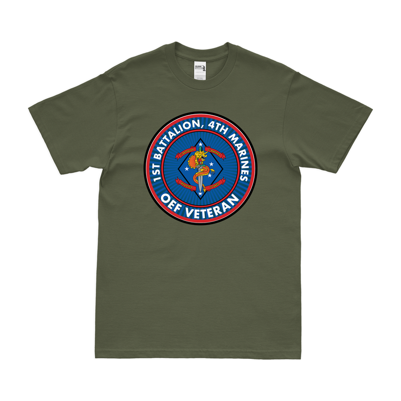 1st Bn 4th Marines (1/4 Marines) OEF Veteran T-Shirt