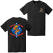 Double-Sided 1/4 Marines Unit Logo EGA T-Shirt Tactically Acquired   