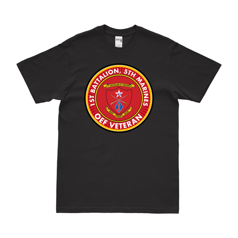 1/5 Marines OEF Veteran Emblem T-Shirt