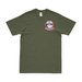 1-501 Parachute Infantry Left Chest Logo T-Shirt Tactically Acquired Military Green Small 