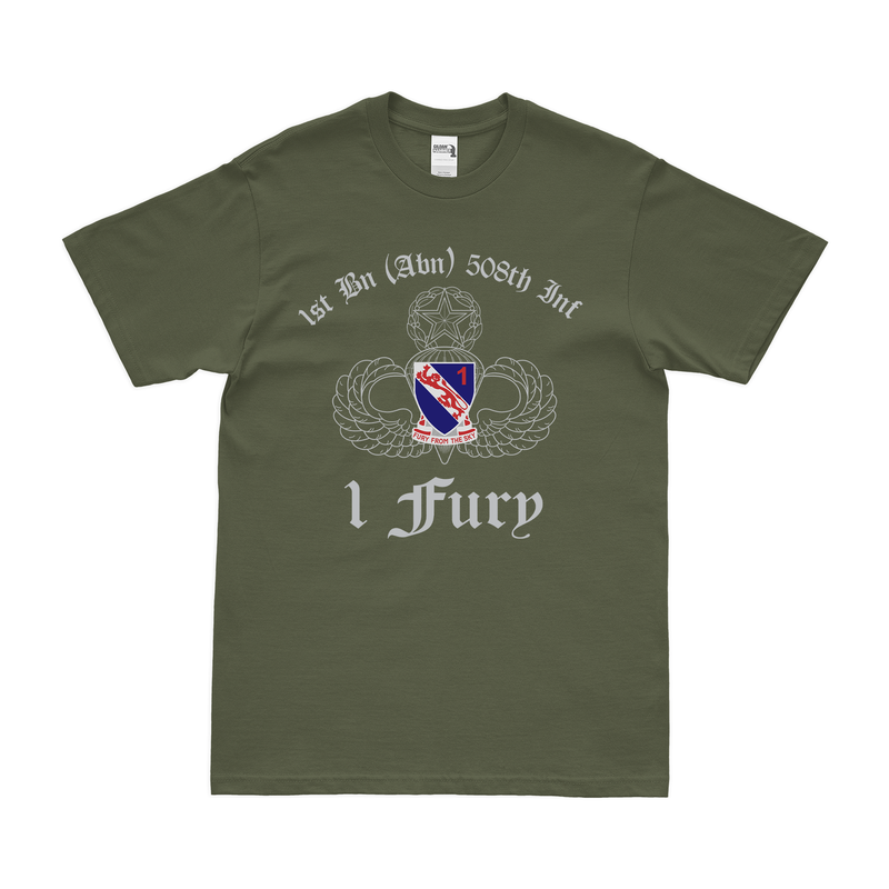 1-508 PIR '1 Fury' Airborne T-Shirt