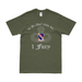 1-508 PIR '1 Fury' Airborne T-Shirt Tactically Acquired Military Green Clean Small