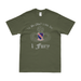 1-508 PIR '1 Fury' Airborne T-Shirt Tactically Acquired Military Green Distressed Small