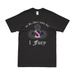 1-508 PIR '1 Fury' Airborne T-Shirt Tactically Acquired Black Clean Small