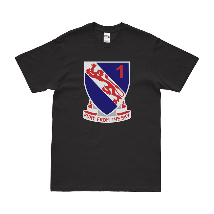 1-508 PIR '1 Fury' Logo Emblem T-Shirt Tactically Acquired Black Clean Small