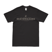 1st Battalion 6th Marines (1/6) "Deathwalkers" USMC T-Shirt Tactically Acquired Small Black 
