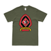 Distressed 1/6 Marines Deathwalkers Logo Emblem T-Shirt Tactically Acquired Small Military Green 