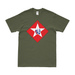 1st Bn 6th Marines (1/6 Marines) Logo T-Shirt Tactically Acquired Small Distressed Military Green