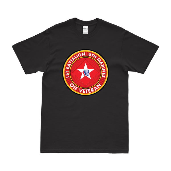 1st Bn 6th Marines (1/6 Marines) OIF Veteran T-Shirt