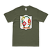 Distressed 1/6 Marines Emblem Crest T-Shirt Tactically Acquired Small Military Green 