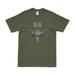 1-66 Armor Regiment Branch Emblem T-Shirt Tactically Acquired Military Green Clean Small