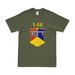 1-66 Armor Regiment Unit Emblem T-Shirt Tactically Acquired Military Green Distressed Small