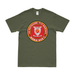 1st Bn 7th Marines (1/7 Marines) World War II T-Shirt Tactically Acquired Small Distressed Military Green