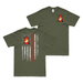Double-Sided 1/8 Marines American Flag T-Shirt Tactically Acquired Small Military Green 
