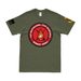 1st Bn 8th Marines (1/8 Marines) Since 1940 T-Shirt Tactically Acquired Military Green Distressed Small