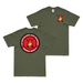 Double-Sided 1/8 Marines World War II T-Shirt Tactically Acquired Small Military Green 