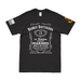 1st Battalion 8th Marines (1/8 Marines) Whiskey Label T-Shirt Tactically Acquired Black Small 