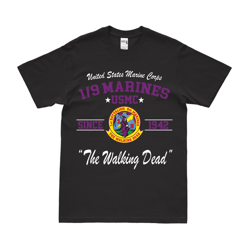 1st Battalion, 9th Marines (1/9 Marines) Since 1942 Legacy T-Shirt