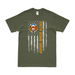 100th Bomb Group WW2 American Flag T-Shirt Tactically Acquired Military Green Small 