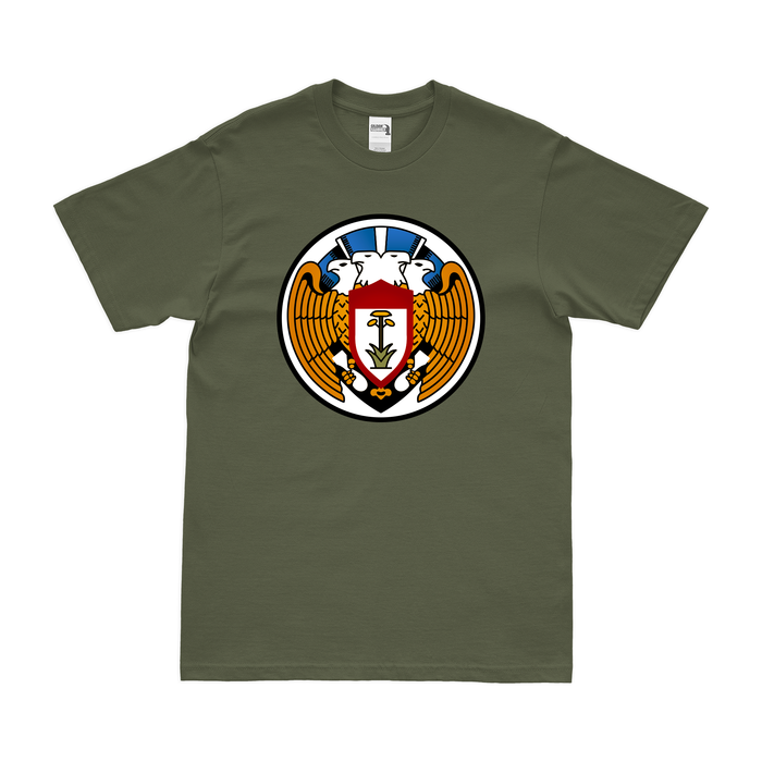 100th Bombardment Group (Heavy) WW2 T-Shirt Tactically Acquired Military Green Clean Small