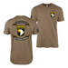 Double-Sided 101st Airborne Division Scroll T-Shirt Tactically Acquired Woodland Brown Small