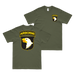 Double-Sided 101st Airborne Division CSIB T-Shirt Tactically Acquired Military Green Small 