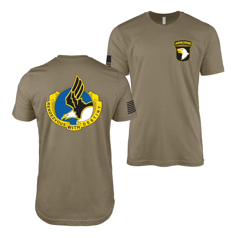 Double-Sided 101st Airborne Division DUI T-Shirt