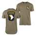 Double-Sided 101st Airborne Division SSI T-Shirt Tactically Acquired Coyote Brown Small