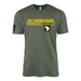 Modern 101st Airborne Division T-Shirt Tactically Acquired Military Green Small