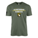 101st Airborne 'Screaming Eagles' Motto Emblem T-Shirt Tactically Acquired Military Green Small