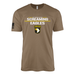 101st Airborne 'Screaming Eagles' Motto Emblem T-Shirt Tactically Acquired Woodland Brown Small