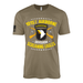 101st Airborne Division Graphic Moto T-Shirt Tactically Acquired Coyote Brown Small