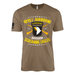 101st Airborne Division Graphic Moto T-Shirt Tactically Acquired Woodland Brown Small