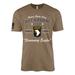 101st Airborne Division Since 1918 Legacy T-Shirt Tactically Acquired Woodland Brown Small