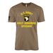 U.S. Army 101st Airborne Division Text T-Shirt Tactically Acquired Woodland Brown Small