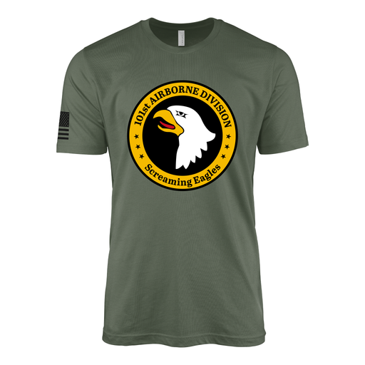 101st Airborne Screaming Eagles Emblem T-Shirt Tactically Acquired