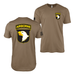 Double-Sided 101st Airborne Division CSIB T-Shirt Tactically Acquired Woodland Brown Small