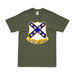 U.S. Army 103rd Infantry Regiment Logo Emblem T-Shirt Tactically Acquired Military Green Clean Small